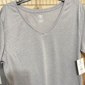 Athletic Works Women's Short Sleeve Gray Tee